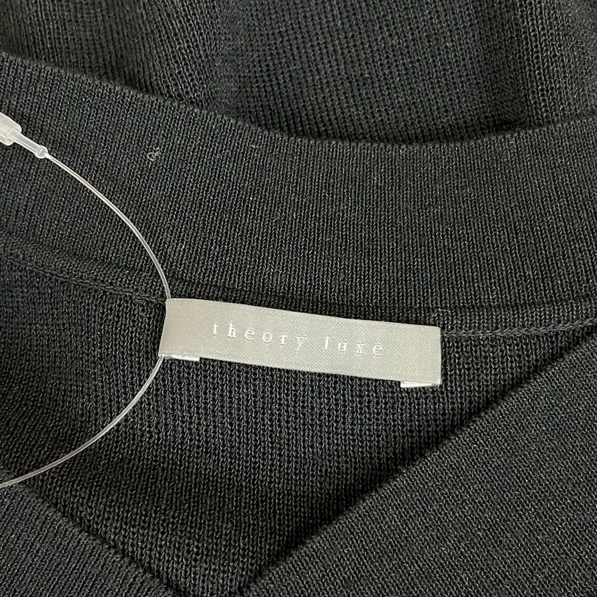 theory luxe(セオリーリュクス) 半袖セーター サイズ38 M レディース美品 - 黒 Vネック