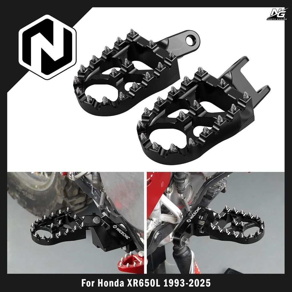 ホンダ XR650L 1993-2025 フットペグ フットレスト XR650R 2000-2007 XR600R 1998-2000 XR250R XR400R CR80RB CR85RB EXPERT