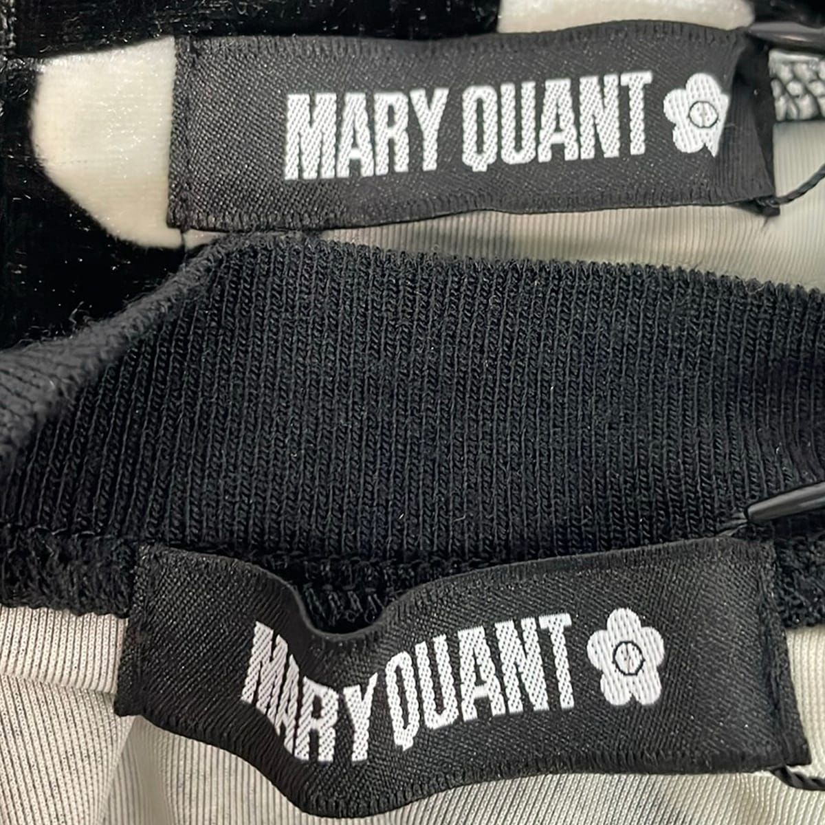 MARY QUANT(マリークワント) ワンピースセットアップ レディース美品 - 黒×白×イエロー