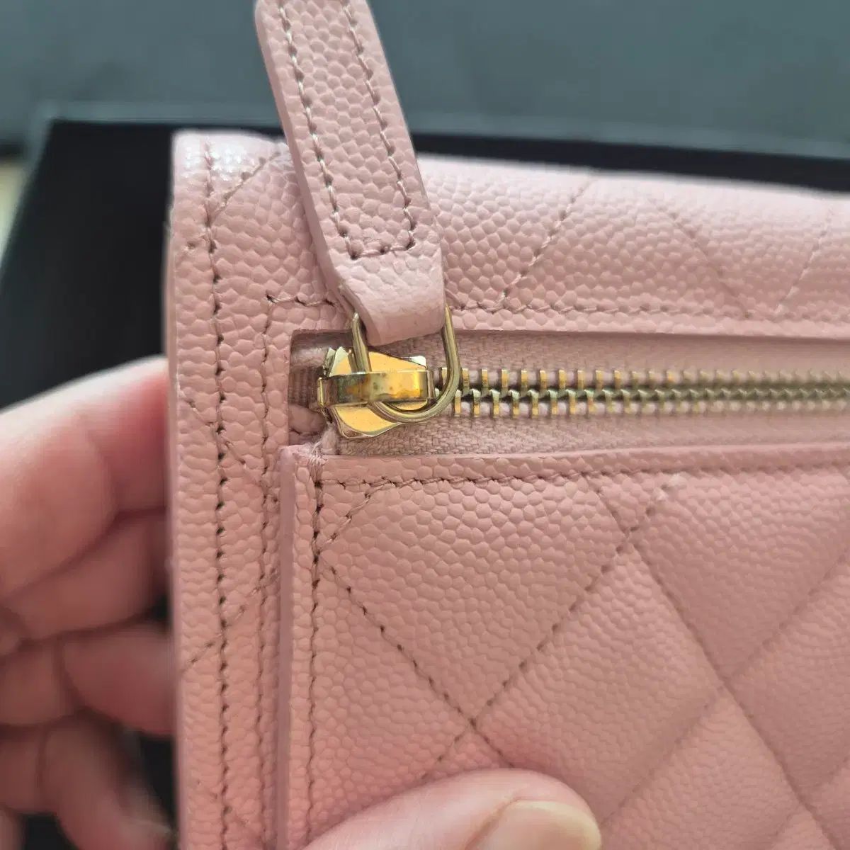 シャネル CHANEL Classic ピンク レディース 二つ折り財布