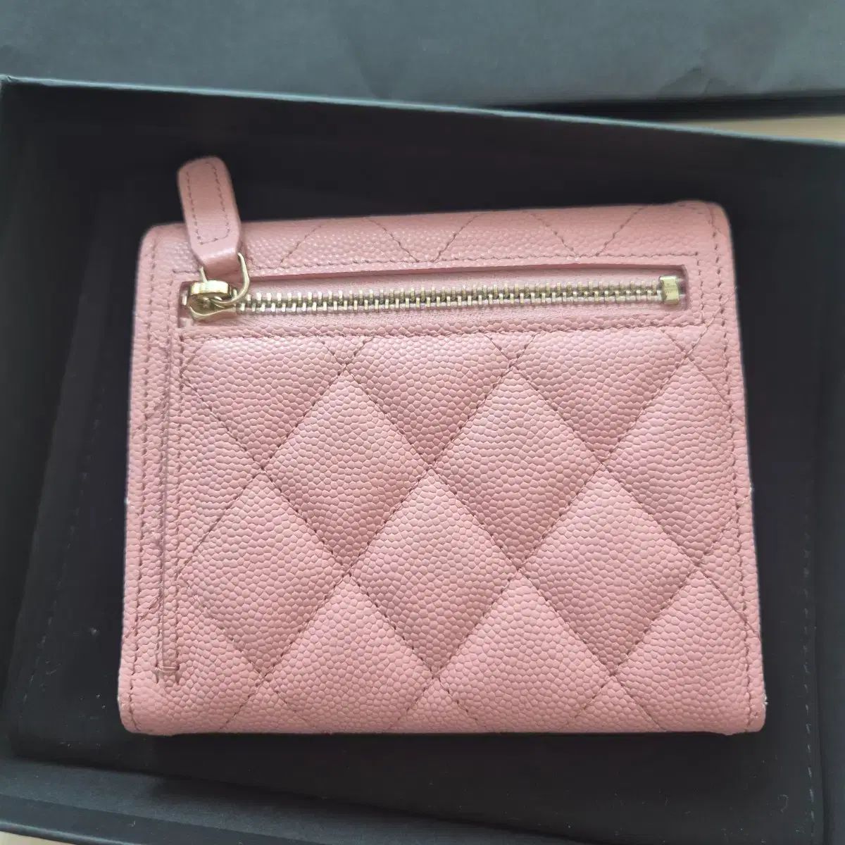 シャネル CHANEL Classic ピンク レディース 二つ折り財布