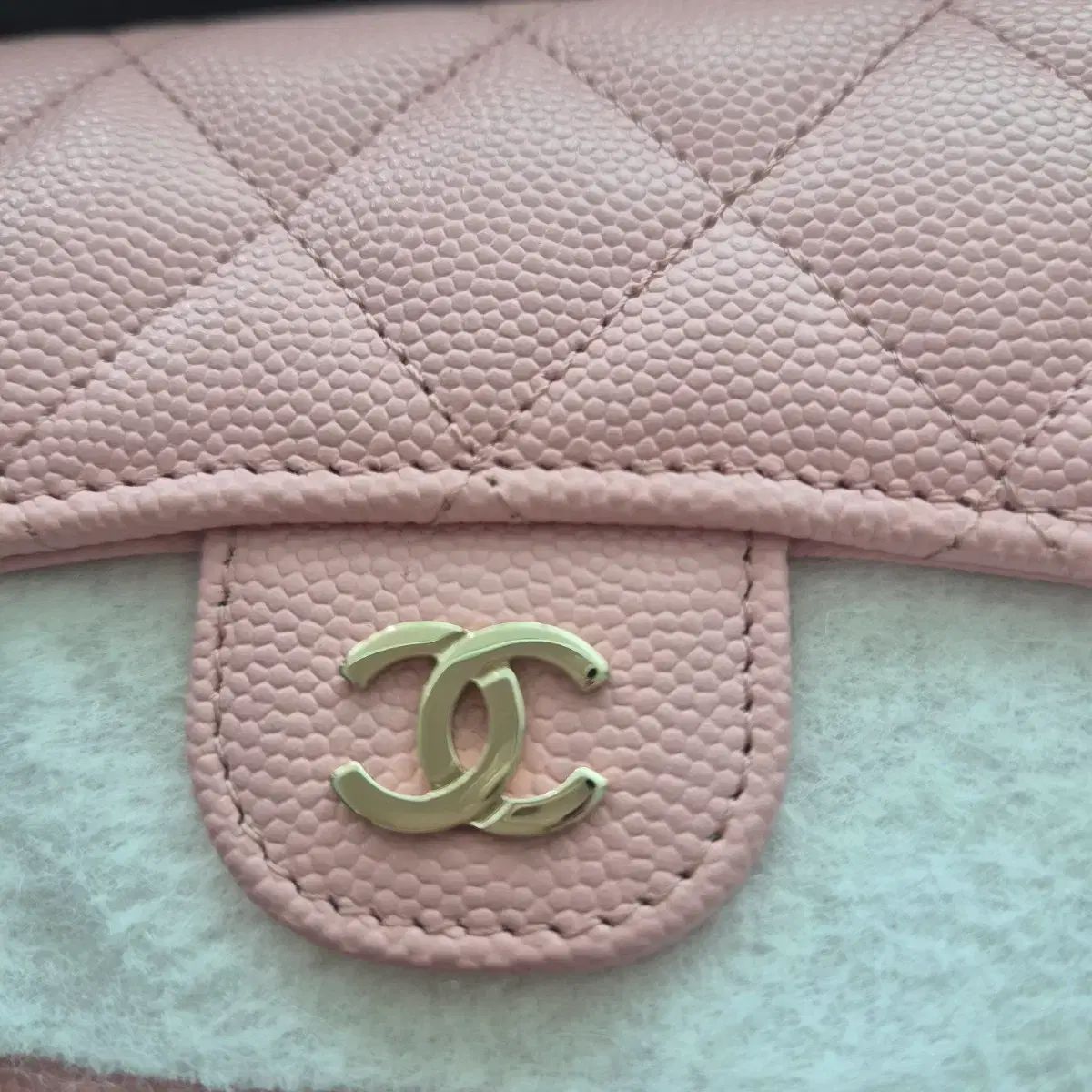 シャネル CHANEL Classic ピンク レディース 二つ折り財布