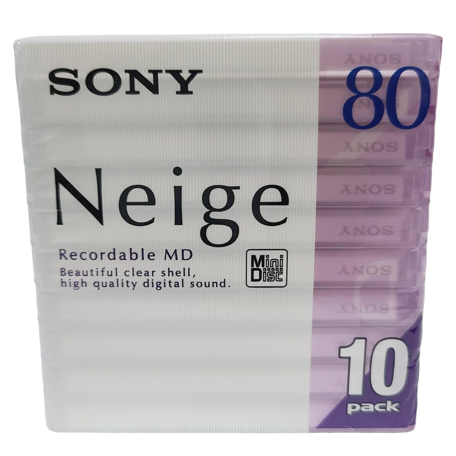 SONY 10MDW80NED ミニディスク 80分10枚組