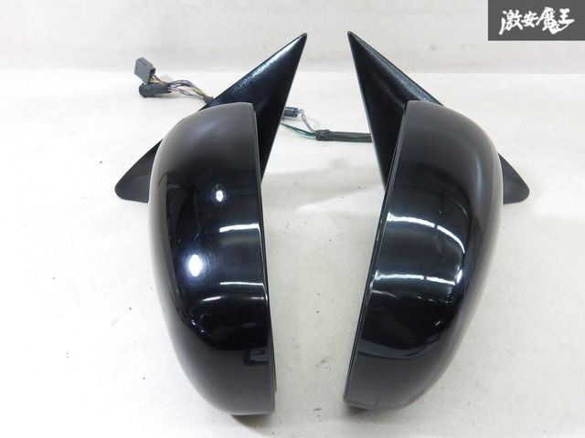 【保証付】リンカーン 純正 1LNWM82 タウンカー ドアミラー サイドミラー 左右セット 6P+4P 8P+4P 黒ソリッド系 即納 棚