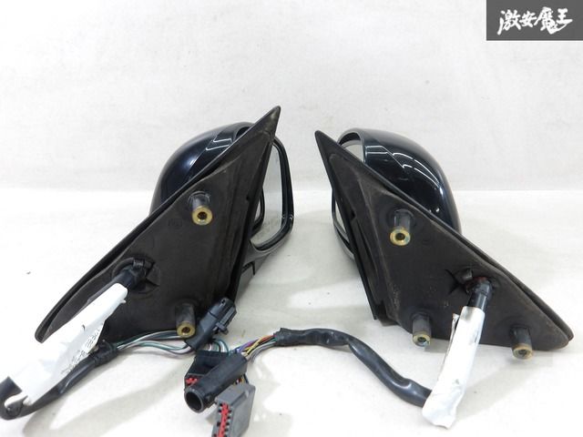 【保証付】リンカーン 純正 1LNWM82 タウンカー ドアミラー サイドミラー 左右セット 6P+4P 8P+4P 黒ソリッド系 即納 棚
