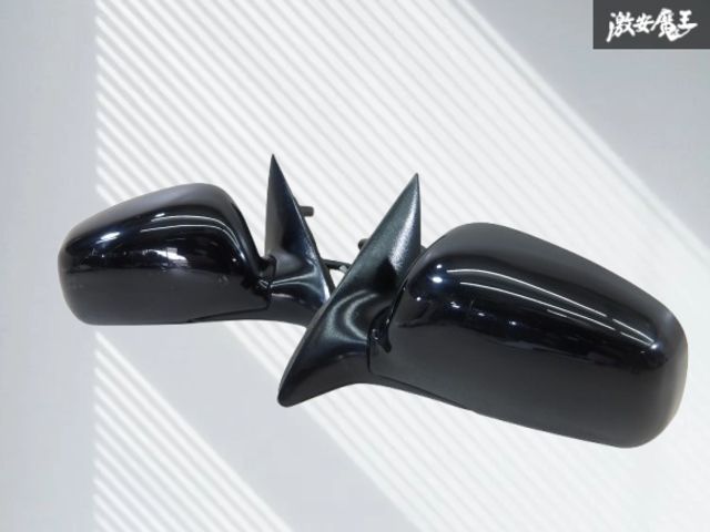 【保証付】リンカーン 純正 1LNWM82 タウンカー ドアミラー サイドミラー 左右セット 6P+4P 8P+4P 黒ソリッド系 即納 棚