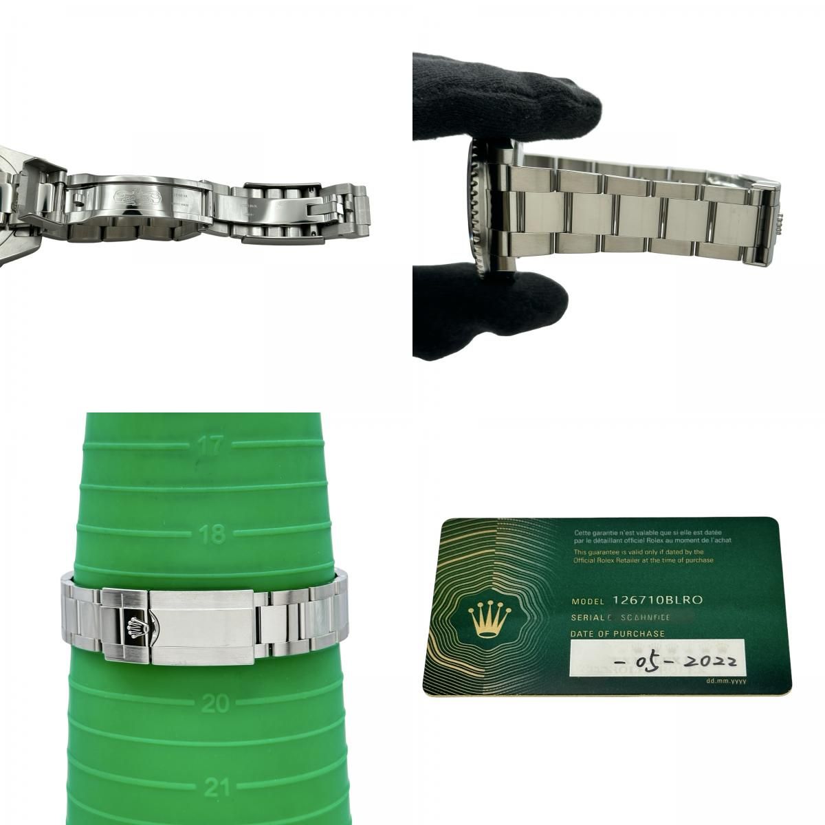 ロレックス ROLEX GMTマスター2 126710BLRO ブラック ステンレススチール 自動巻き メンズ 腕時計