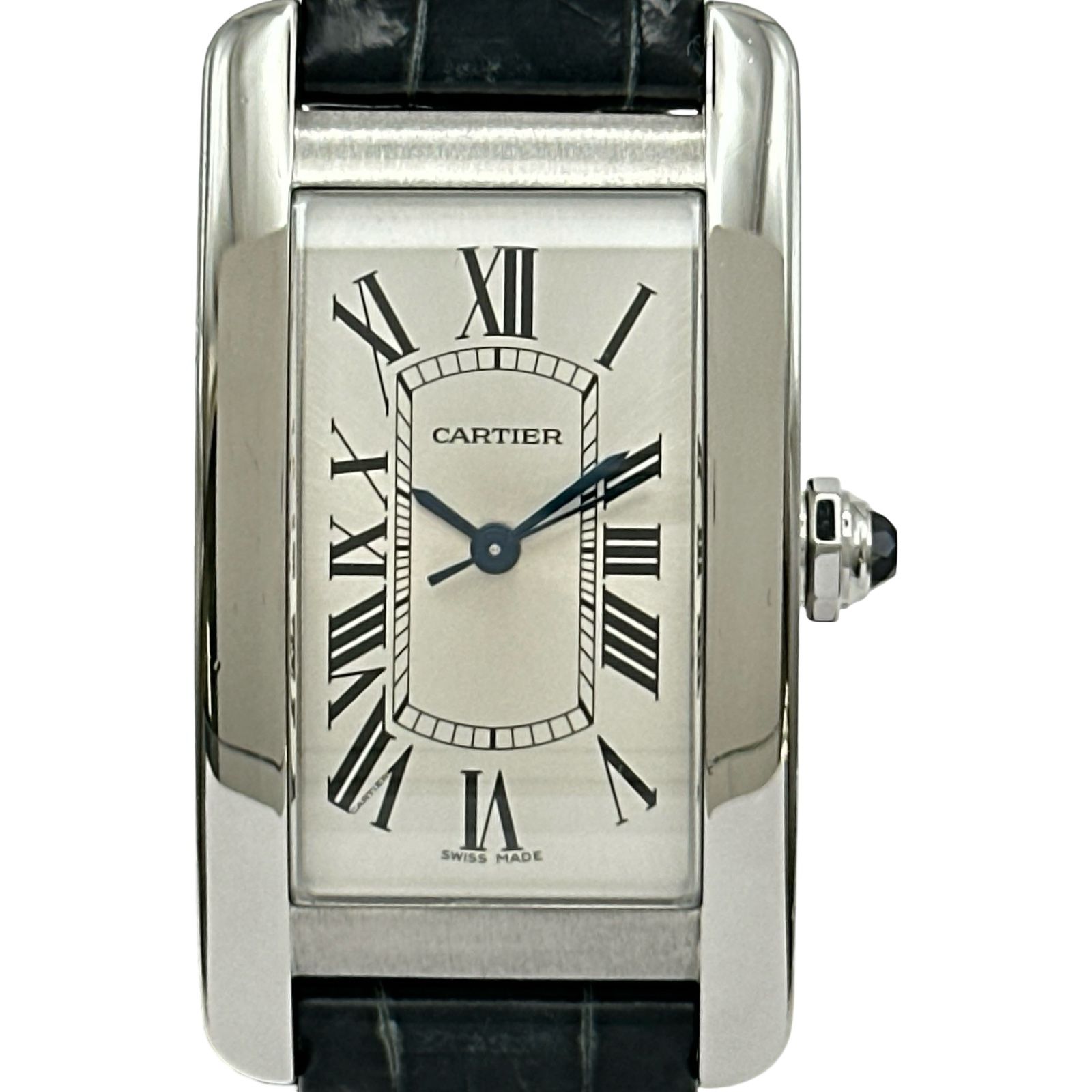 カルティエ Cartier タンク アメリカン MM WSTA0017 シルバー 
