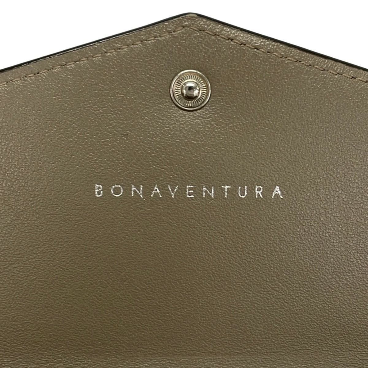 BONAVENTURA(ボナベンチュラ) 財布 ノブレッサ ウォレットポシェット グレーベージュ ショルダーウォレット/ストラップ着脱可 レザー