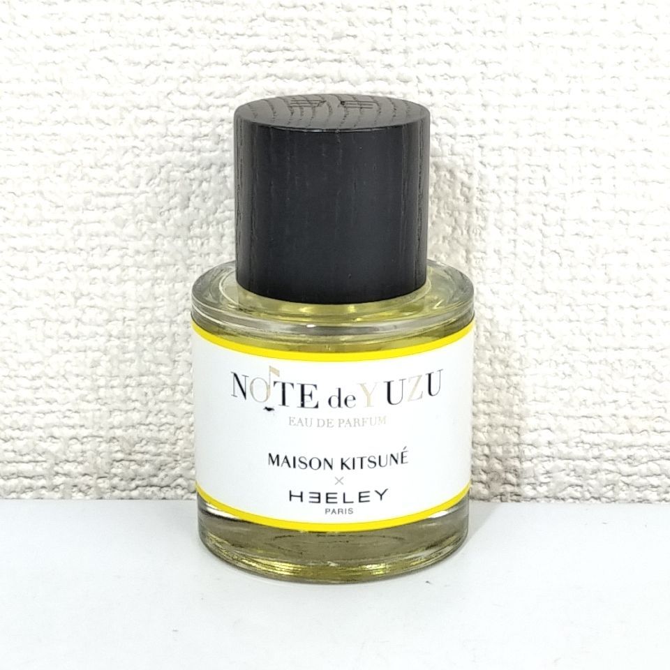 【 MAISON KITSUNE × HEELEY 】H 6 A-1 50ml ほぼ満タン NOTE de YUZU メゾンキツネ × ヒーリー ノートデユズ EDP オードパルファム SP スプレー 香水 フレグランス