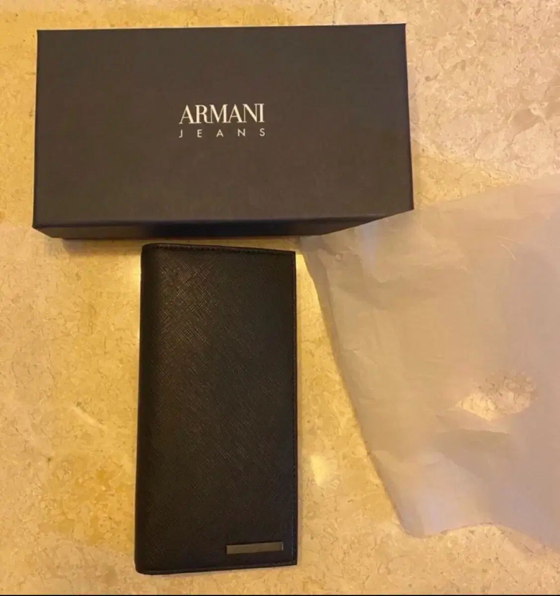 アルマーニ ARMANI ジーン メンズ 長財布 未使用