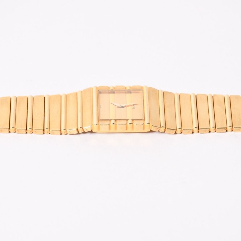 Piaget ピアジェ POLO ポロ 腕時計 7131C701 重量約146.35g K18YG 750刻印 クォーツ ゴールド文字盤 ガラスキズ 美品 中古 4a003590 Piaget ピアジェ POLO ポロ 腕時計 7131C701 重量約146.35g K18YG 750刻印 クォーツ ゴールド文字盤 ガラスキズ 美品 中古 4a003590