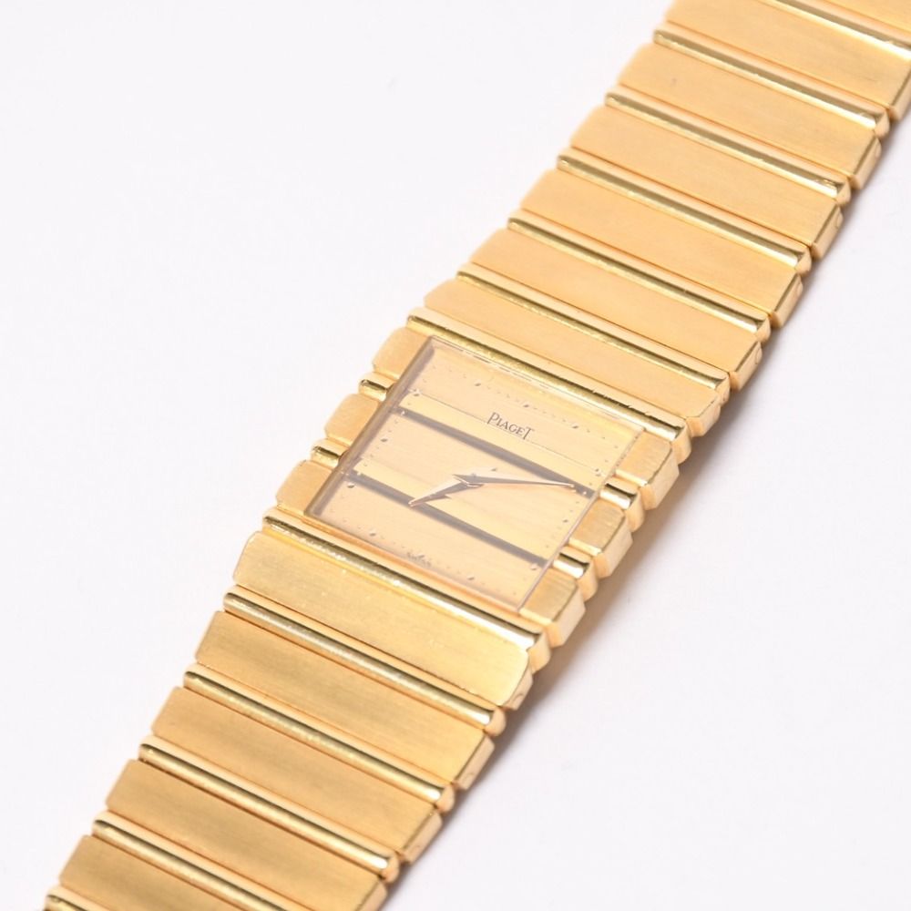 Piaget ピアジェ POLO ポロ 腕時計 7131C701 重量約146.35g K18YG 750刻印 クォーツ ゴールド文字盤 ガラスキズ 美品 中古 4a003590 Piaget ピアジェ POLO ポロ 腕時計 7131C701 重量約146.35g K18YG 750刻印 クォーツ ゴールド文字盤 ガラスキズ 美品 中古 4a003590