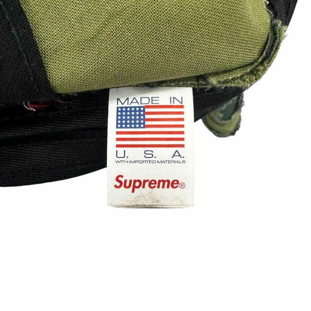 シュプリーム SUPREME 25SS Layered Camo Crusher Woodland レイヤード カモ クラッシャー バケット ハット ウッドランド 帽子 S/M カーキ ブランド古着ベクトル 中古☆AA★▲260610