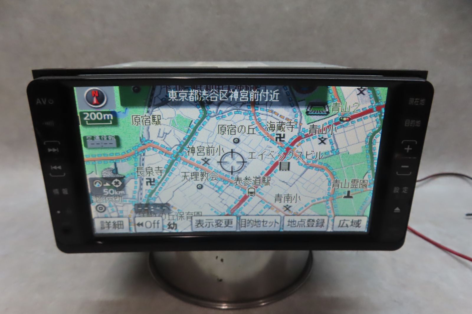 地図2019年★動作保証付★F6691/トヨタ純正　NHDT-W58　HDDナビ　地デジTVワンセグ内蔵　CD DVD再生OK　本体のみ