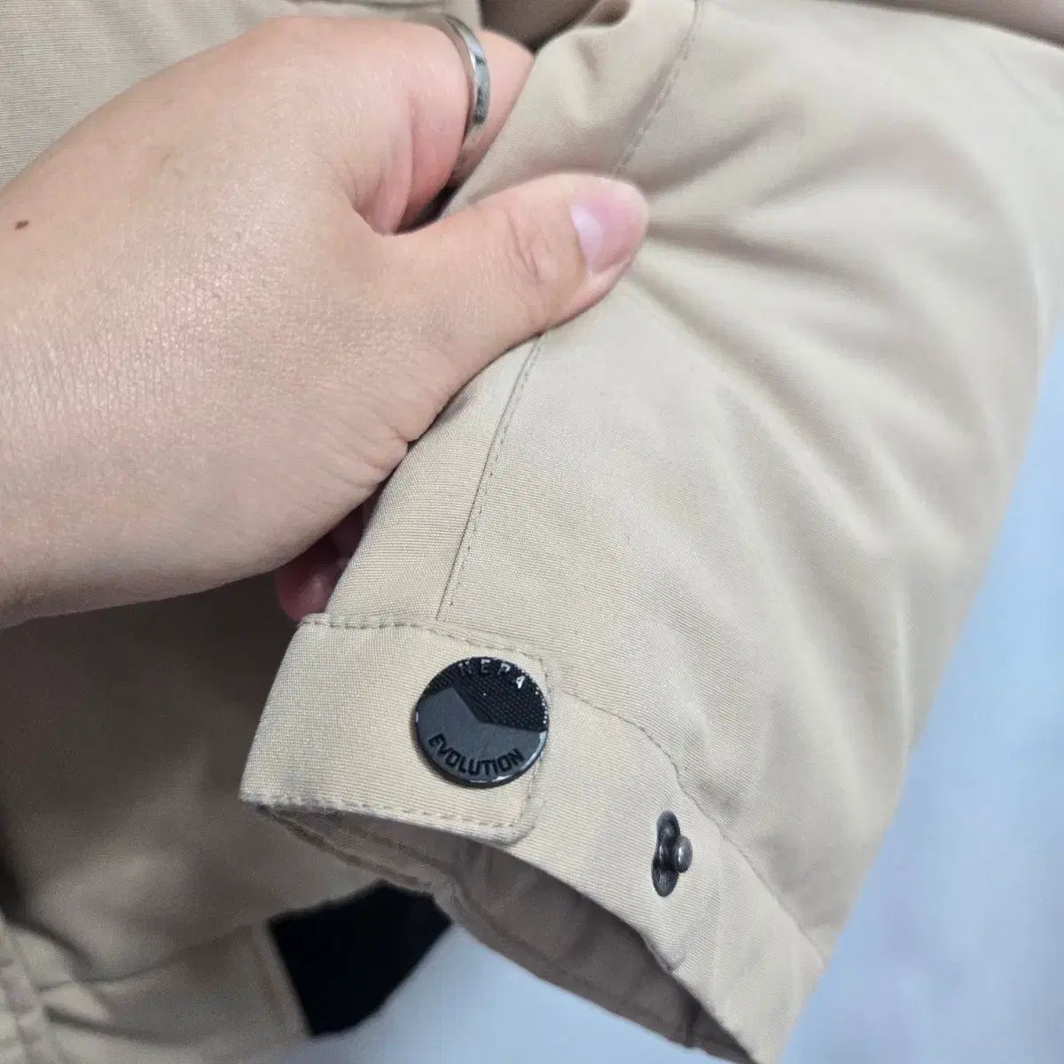 NEPA フード ファー ダックダウン ショートダウン XS