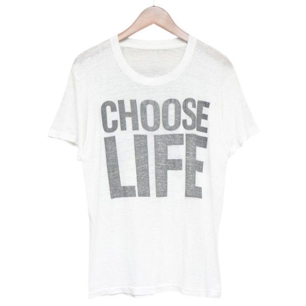 VINTAGE　ヴィンテージ　1980年代　CHOOSE LIFE Double Sided Print T-Shirt　プリントTシャツ　8054000247271