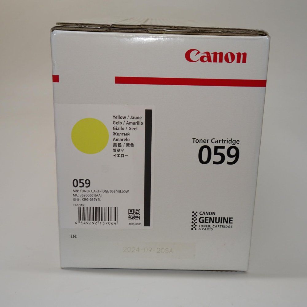Canon トナー059 イエロー CRG-059YEL 純正 未使用 - メルカリ
