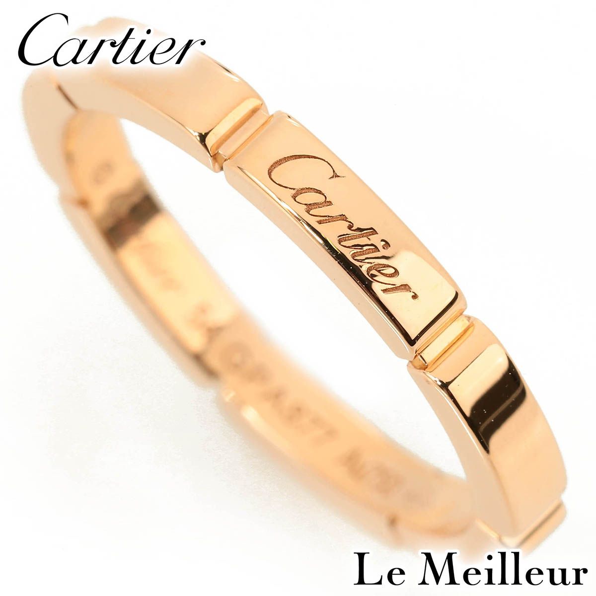 【新品仕上済】 Cartier マイヨンパンテール ピンクゴールド K18PG ウェディング リング 14号 レディース 返品OK