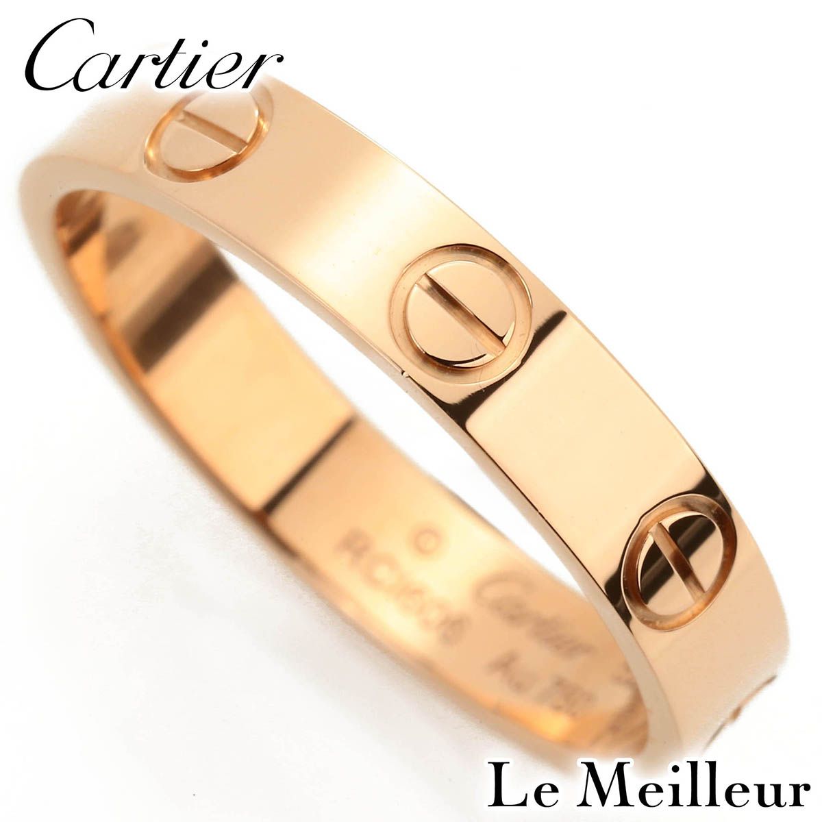 【新品仕上済】 Cartier ミニラブ ピンクゴールド K18PG リング 12号 レディース 返品OK