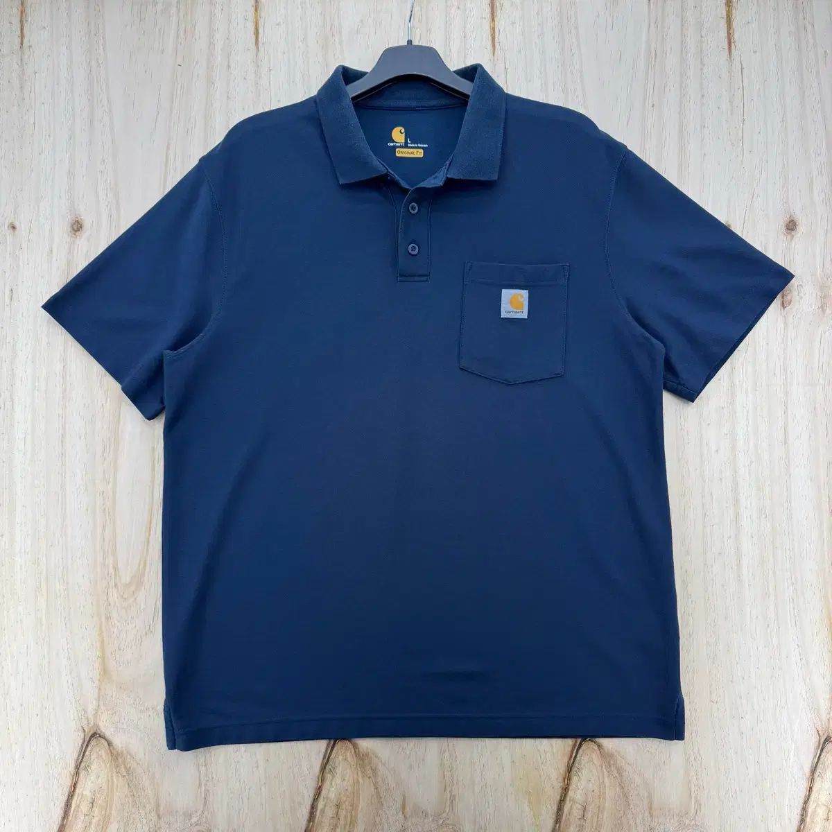 Carhartt カーハート 半袖 カラーTシャツ ネイビー L
