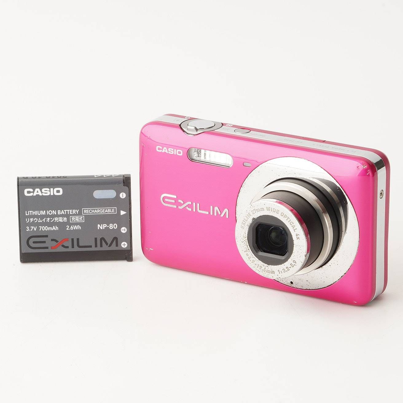カシオ Casio EXILIM EX-Z800 ピンク 4x 広角 光学ズーム