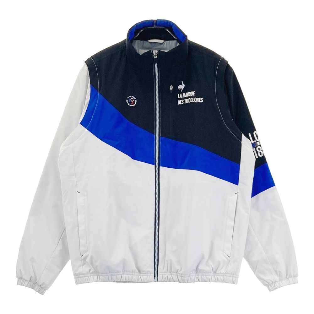 サイズ：M LE COQ GOLF ルコックゴルフ 2024年モデル 2WAY 中綿ジップジャケット ホワイト系 [240101710955] ゴルフウェア メンズ ストスト