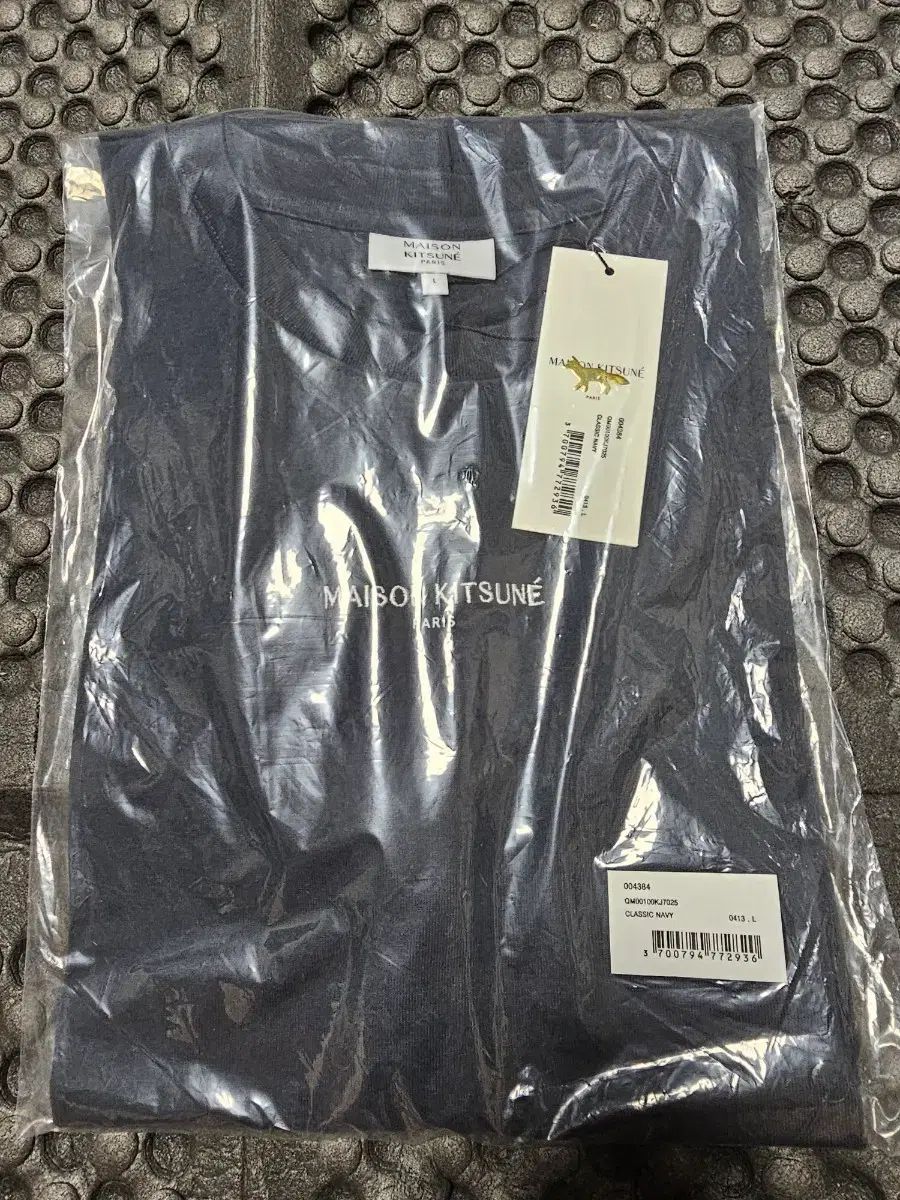 メゾンキツネ Classic ネイビー 半袖Tシャツ L