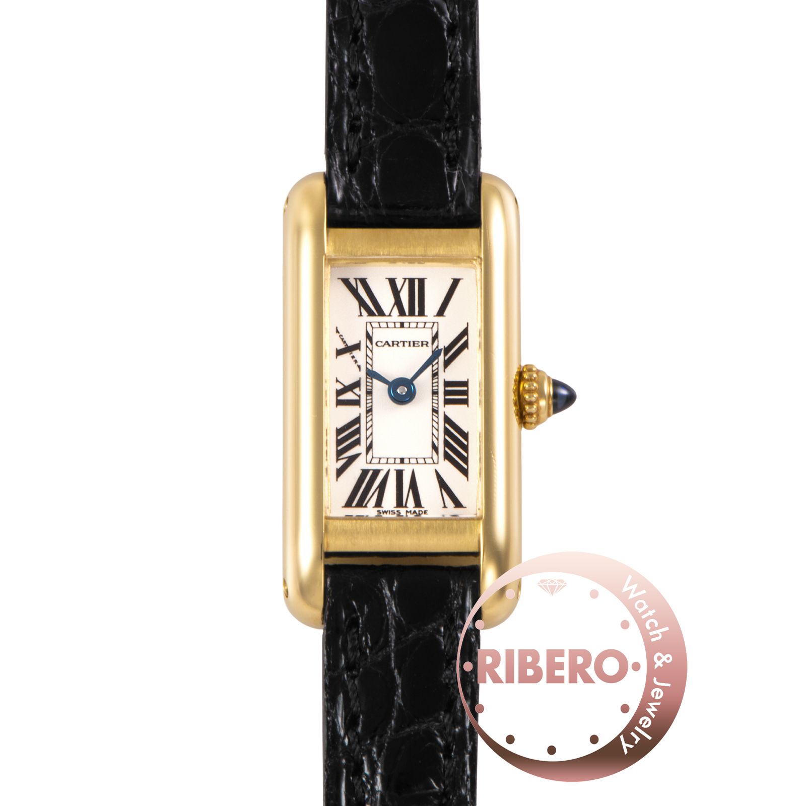 Cartier カルティエ タンクアロンジェ W1529956 K18YG【中古】