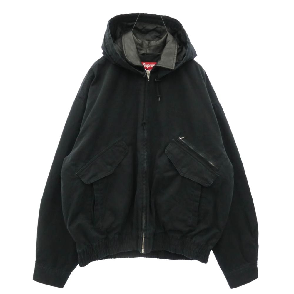 Supreme シュプリーム 24AW Leather Collar Utility Jacket レザー