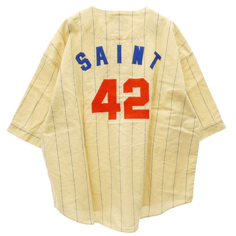 SAINT MICHAEL セントマイケル 26SS SM-MK8-0000-039 BASEBALL SHIRT