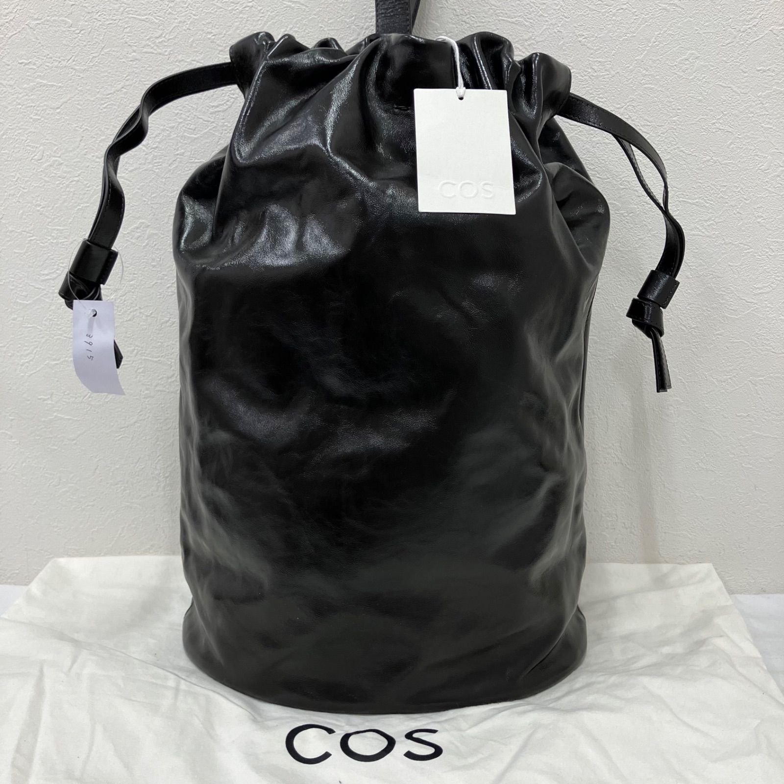 Y3915　【美品】　COS　コス　タグ付き　ボディバッグ　ボディーバッグ　大きめ　大容量　ブラウン　ダークブラウン　レディース　メンズ　ユニセックス