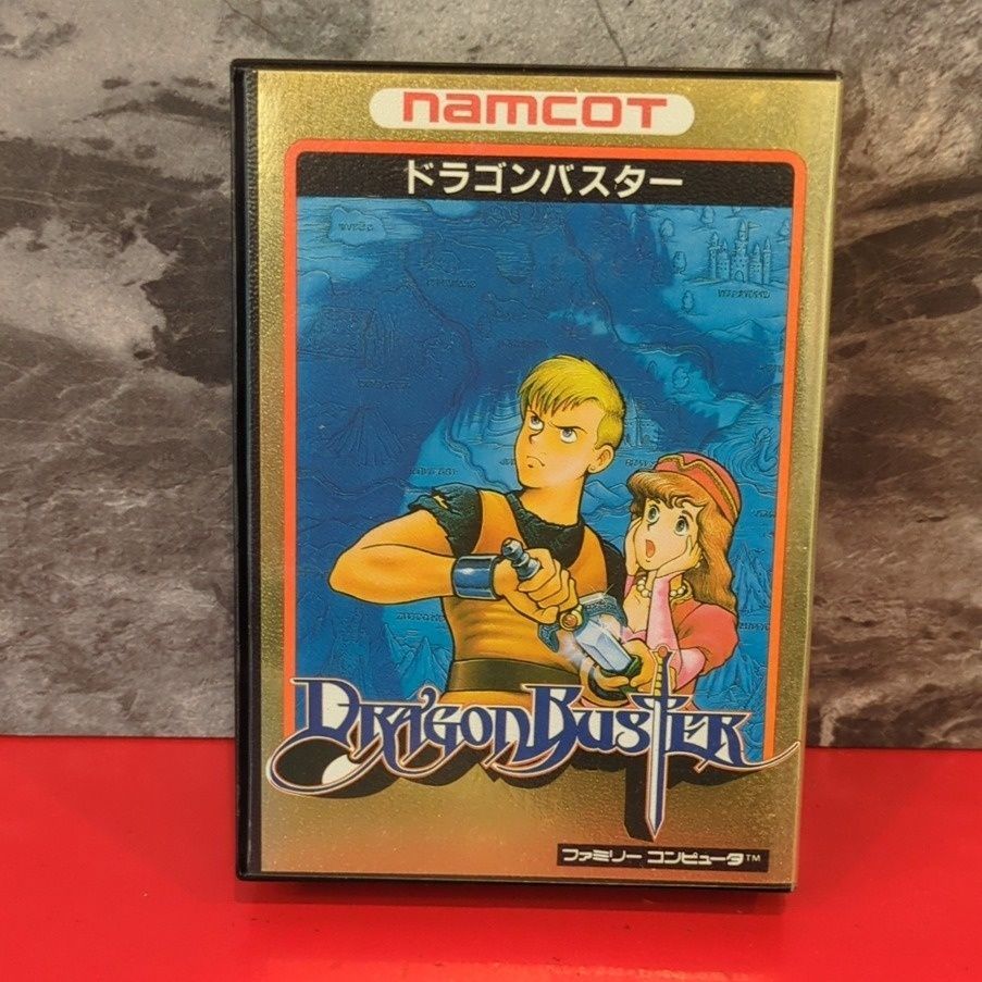 ドラゴンバスター　ナムコ　ファミコンソフト　はがき・箱・取扱説明書付き