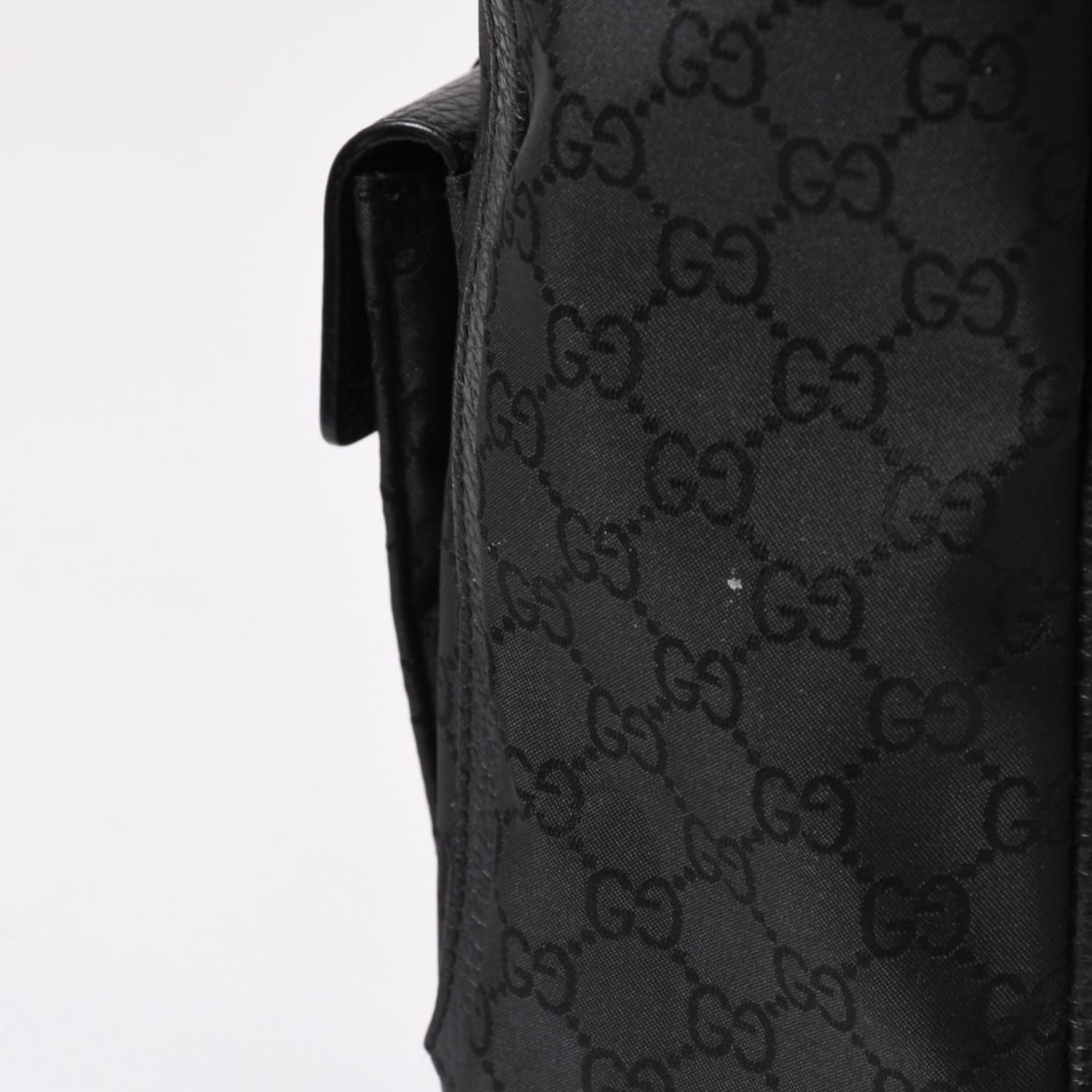 極美品 GUCCI グッチ アビー GGナイロンキャンバスポケットトート