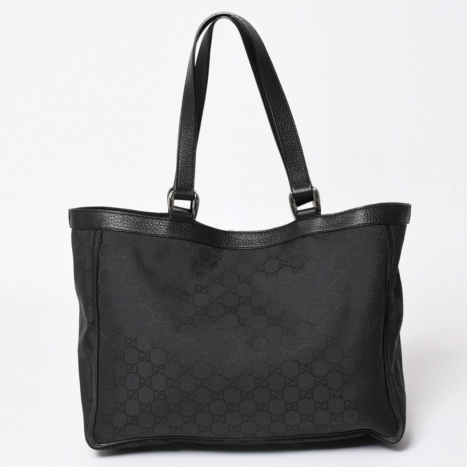 極美品 GUCCI グッチ アビー GGナイロンキャンバスポケットトート