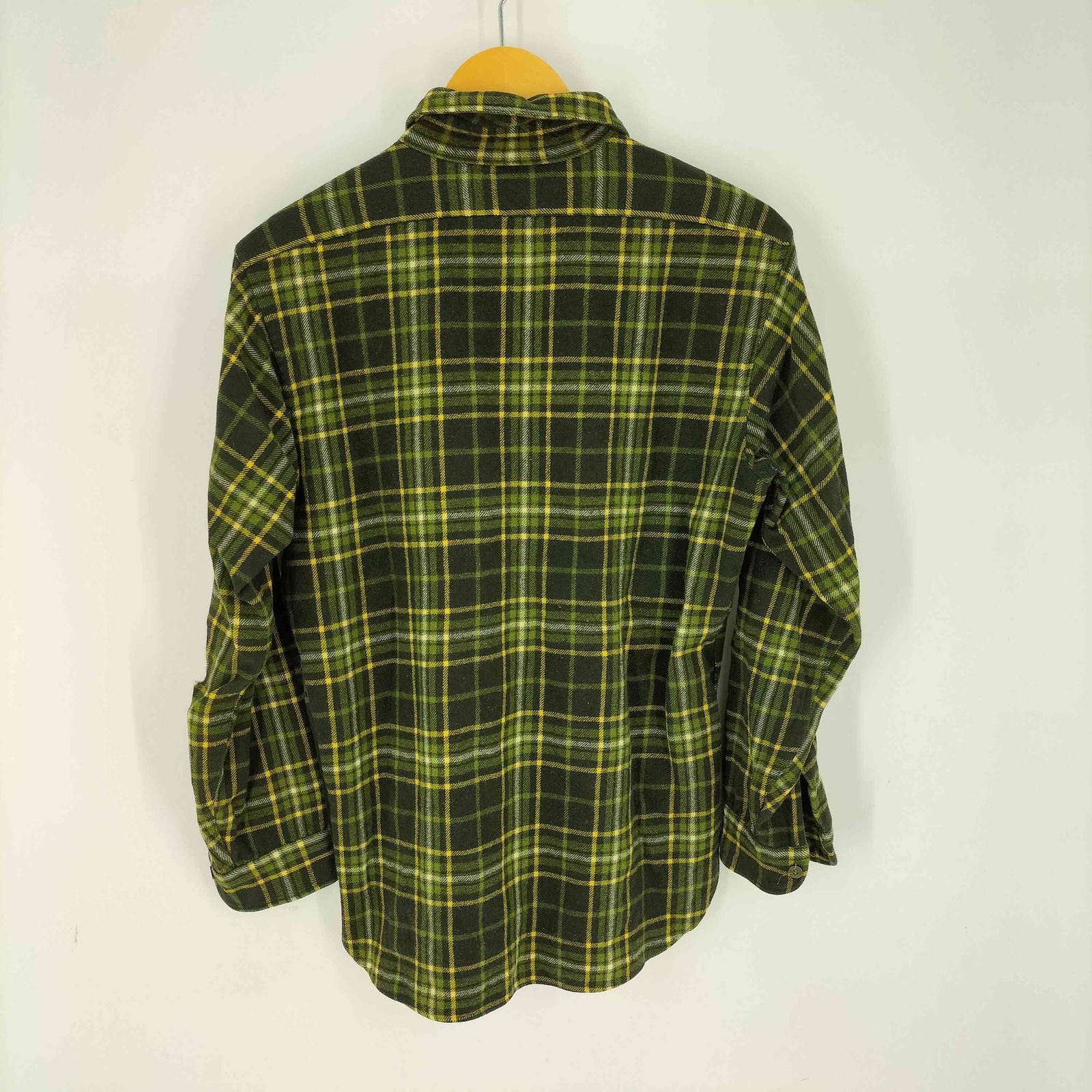 ペンドルトン PENDLETON ラウンドカット レギュラーカラー ウールシャツ グリーン×ブラック メンズ import:L ペンドルトン PENDLETON ラウンドカット レギュラーカラー ウールシャツ グリーン×ブラック メンズ import:L