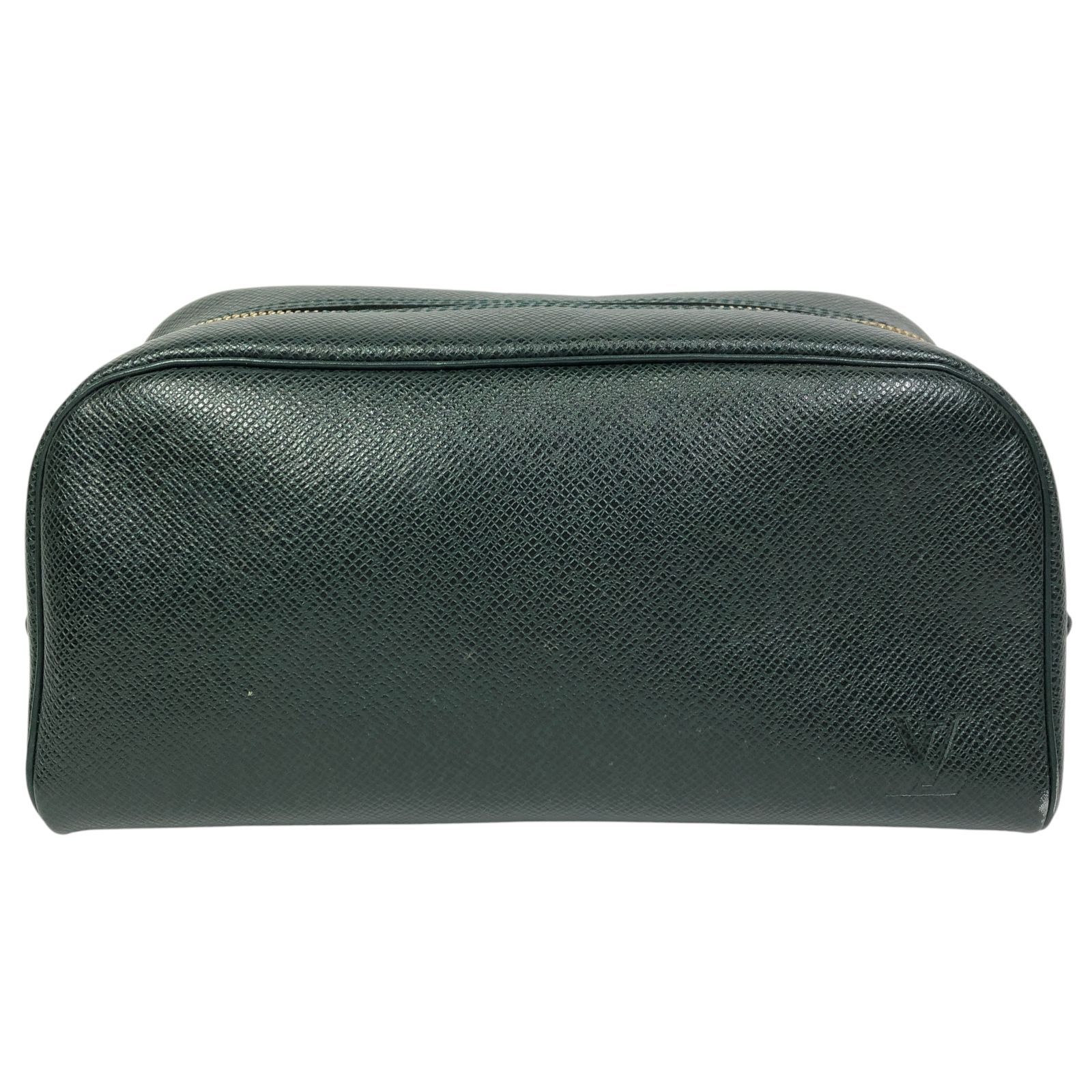 【ルイヴィトン】本物 LOUIS VUITTON トゥルース トワレットPM タイガ セカンドバッグ LVロゴ M30224 クラッチバッグ エピセア スペイン製
