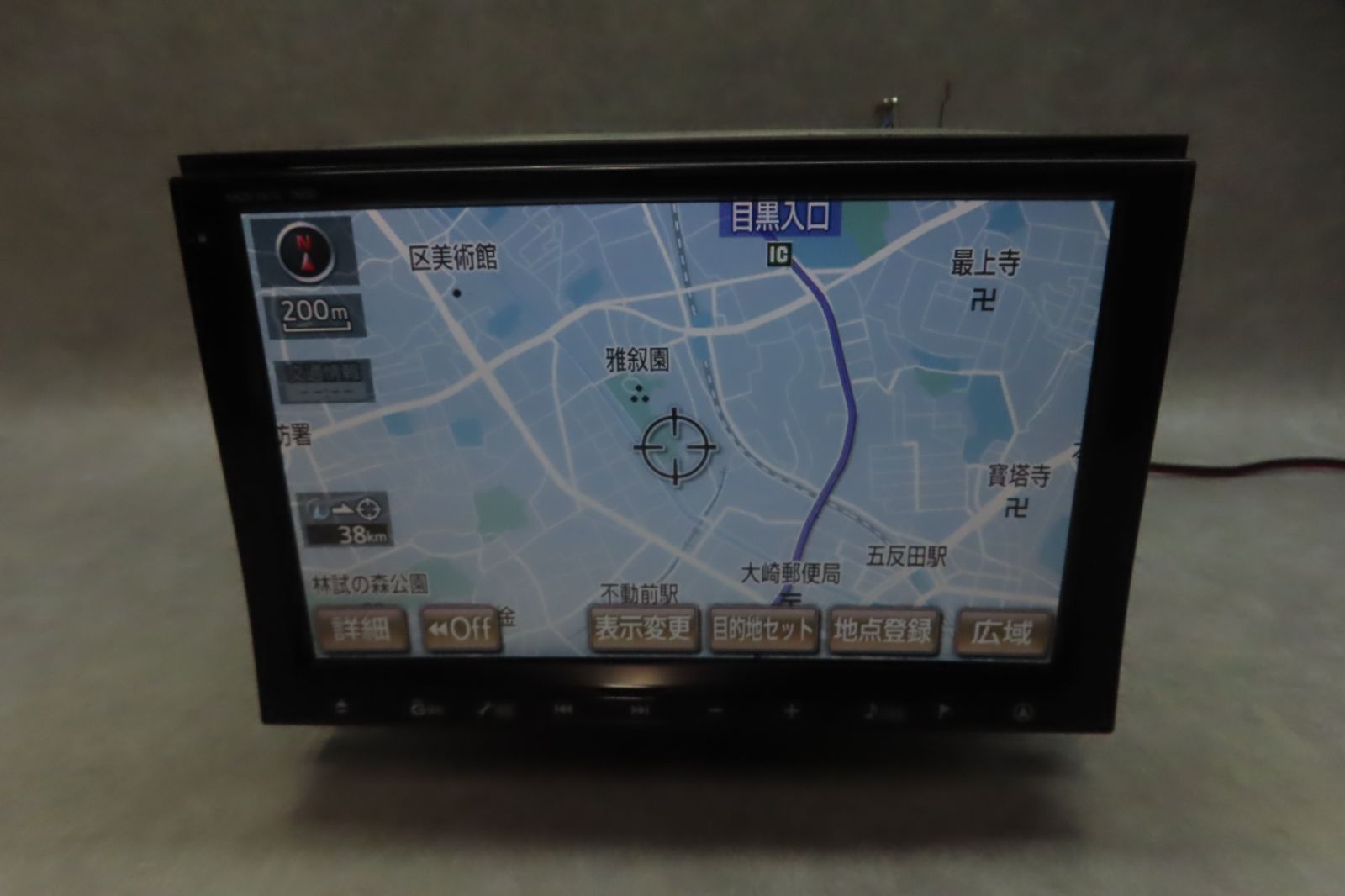 タッチパネル正常★動作保証付★F6705/トヨタ純正　NHZN-X61G　HDDナビ　2011年　地デジTVフルセグ　Bluetooth　CD DVD再生OK　本体のみ