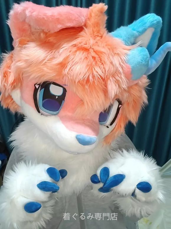 犬　猫　着ぐるみ ヘッド全頭　ヘッド ケモノ ファースーツ ぬいぐるみ コスプレ コスチューム Kurumi 一点物 C592