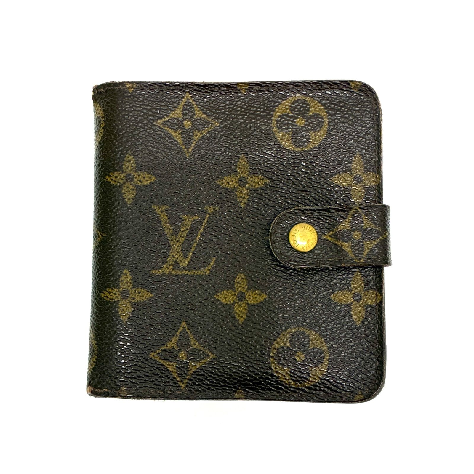 ◇LOUISVUITTON◇ルイヴィトン モノグラム コンパクトジップ 折り財布