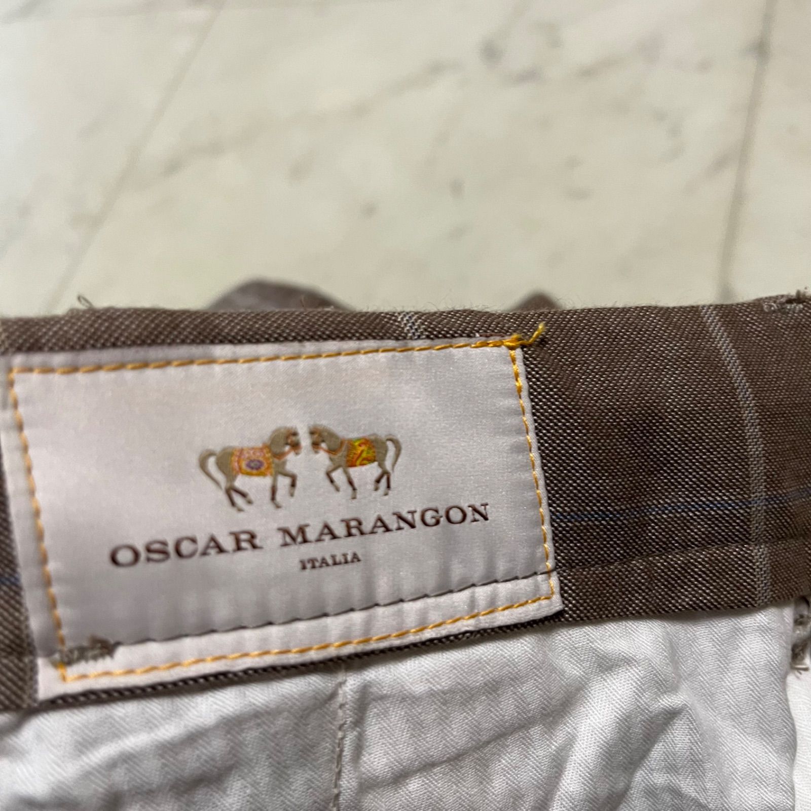 OSCAR MARNGON オスカーマランゴン イタリア製 スラックス ウインド 