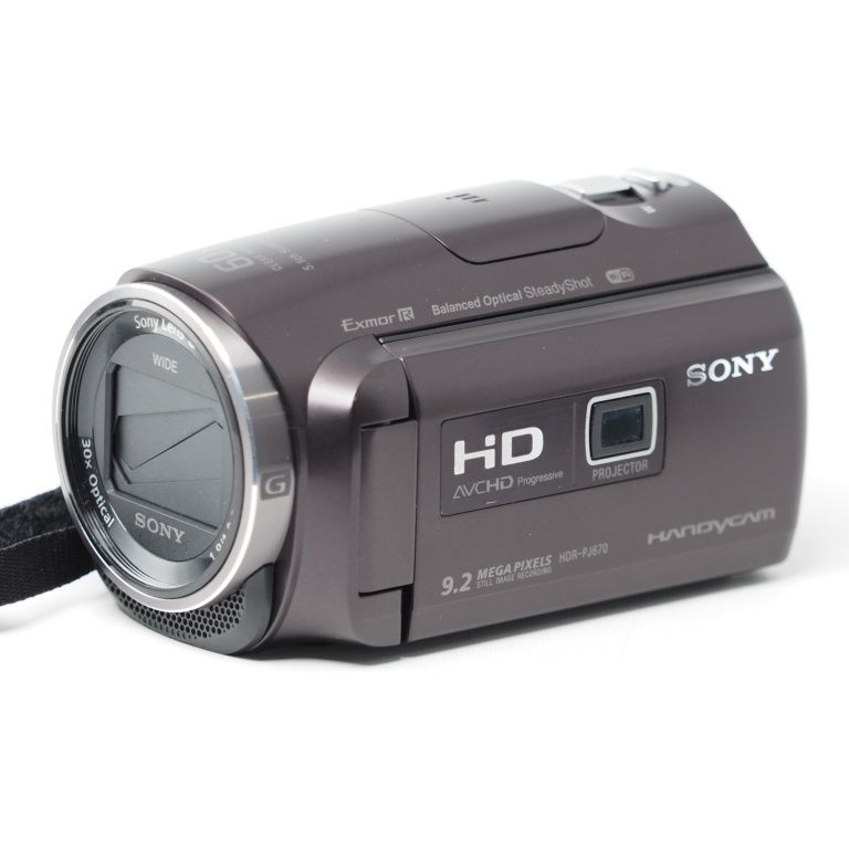 SONY HDビデオカメラ Handycam HDR-PJ670 ボルドーブラウン #15161