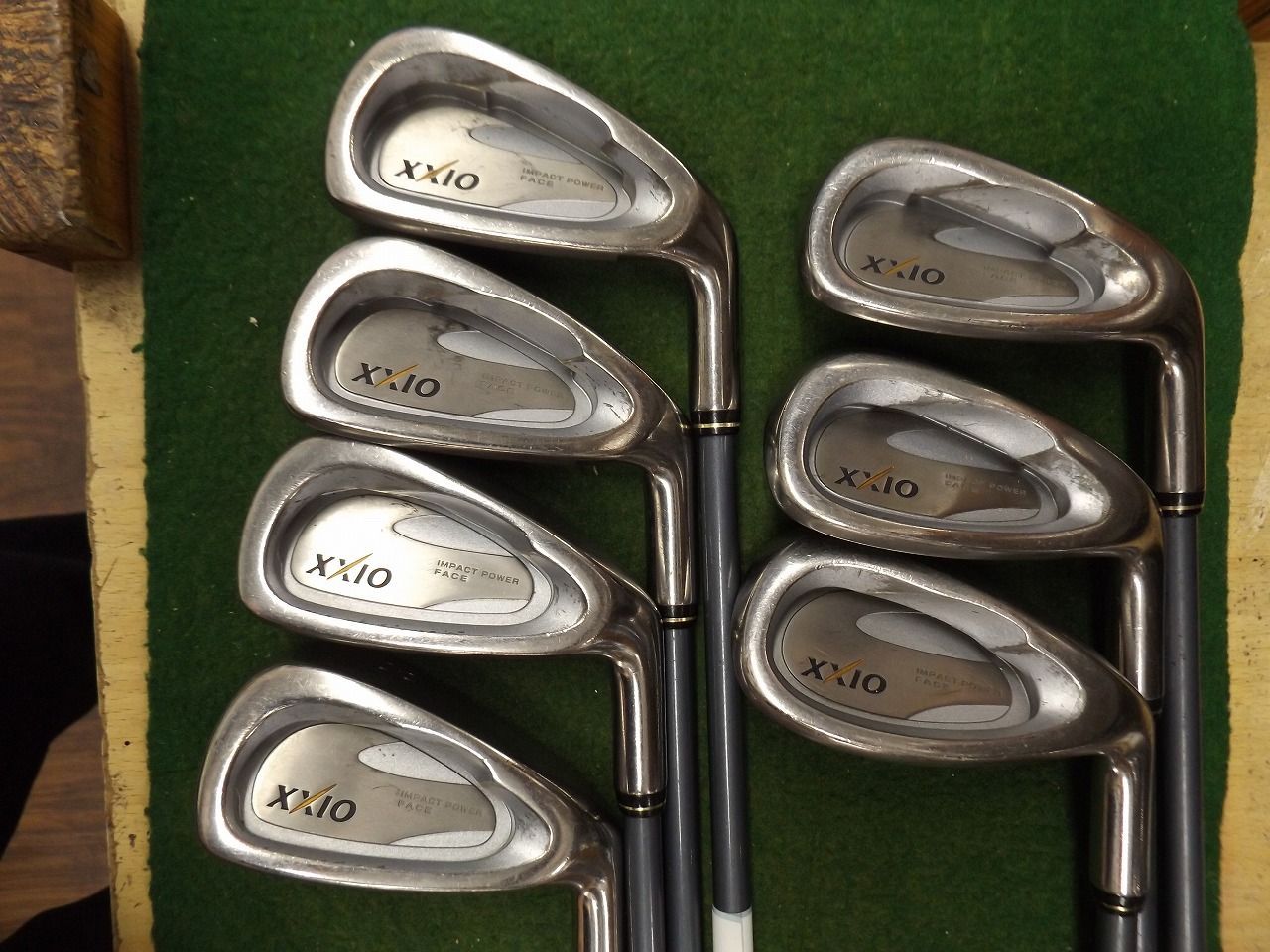4147 XXIO (2002) レディス #5-PW、AW 純正カーボン L ダンロップ ゼクシオ レディース アイアンセット ゴルフクラブ.026597