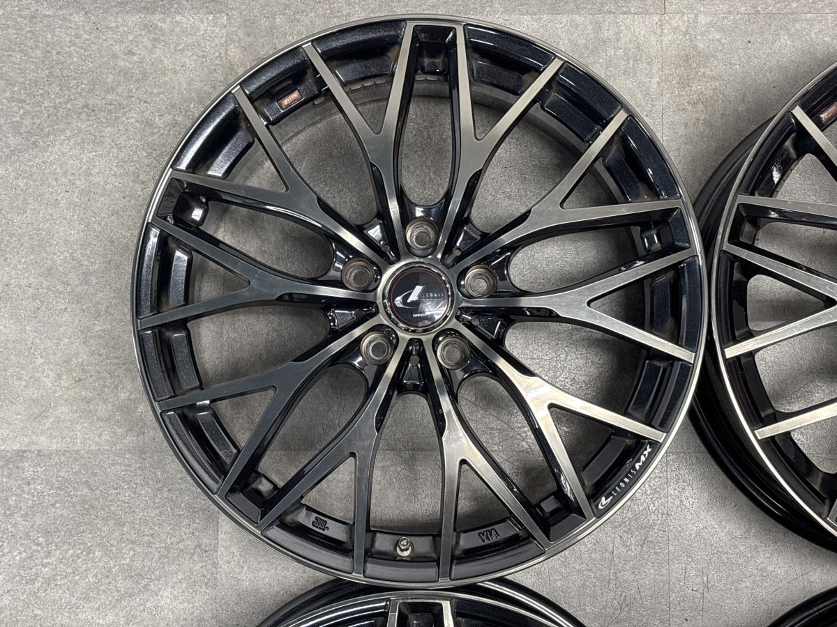 良好品】レオニス MX 18in 7J +47 PCD114.3 4本セット C-HR カローラ