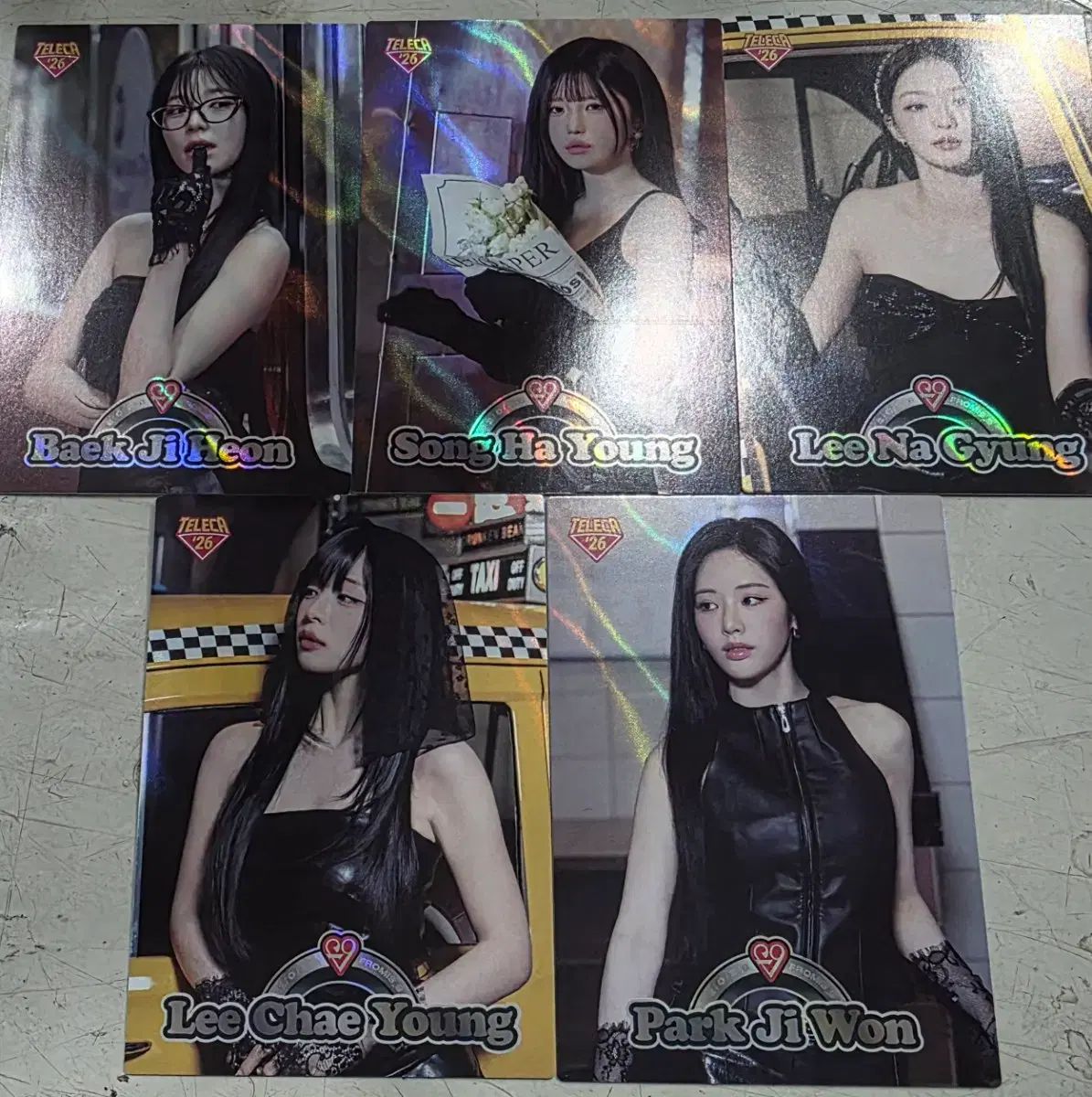 まとめ売り) fromis_9(プロミスナイン・プミナ) テレカ プロモ ソン・ハヨン パク・ジウォン(PARK JIWON) イ・チェヨン(LEE CHAEYOUNG) イ・ナギョン(LEE NAGYUNG) ペク・ジホン(BAEK JIHEON)