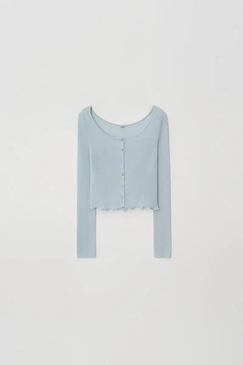 アトリエエディション Sheer Embroidery Knit Cardig