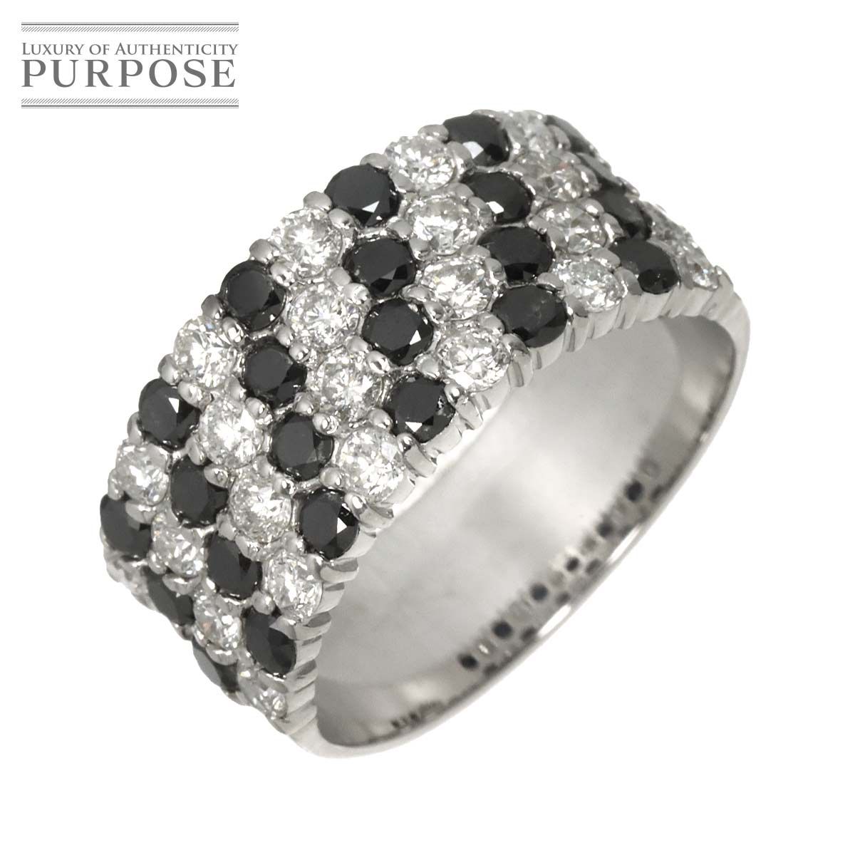 リング 12.5号 ダイヤ 2.00ct K18 WG ホワイト ゴールド 750 指輪 Diamond Ring 90321648