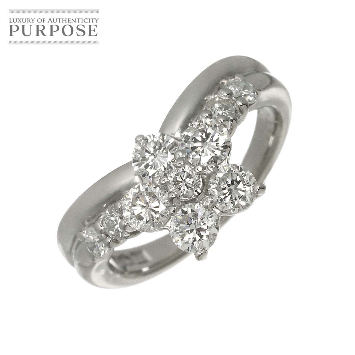 リング 8.5号 ダイヤ 1.00ct Pt プラチナ 指輪 Diamond Ring 90325181