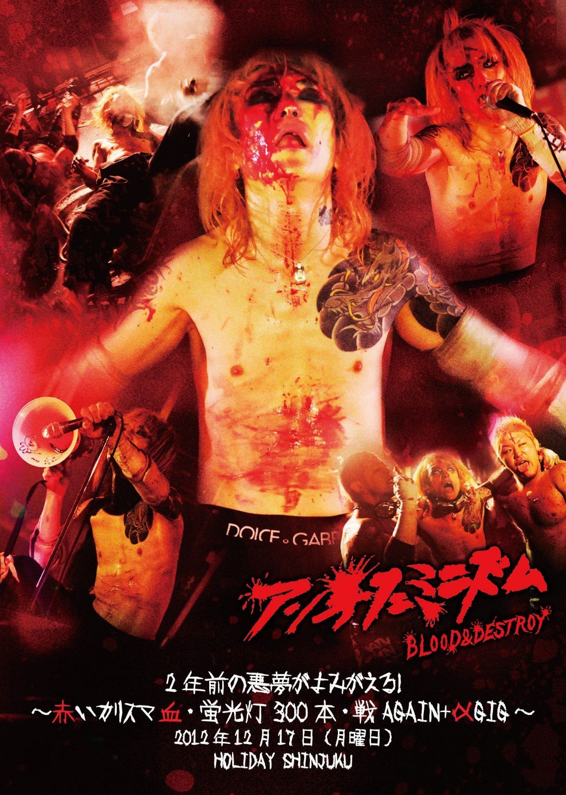 2年前の悪夢がよみがえる!~赤いカリスマ血・蛍光灯300本・戦AGAIN+αGIG~ [DVD]