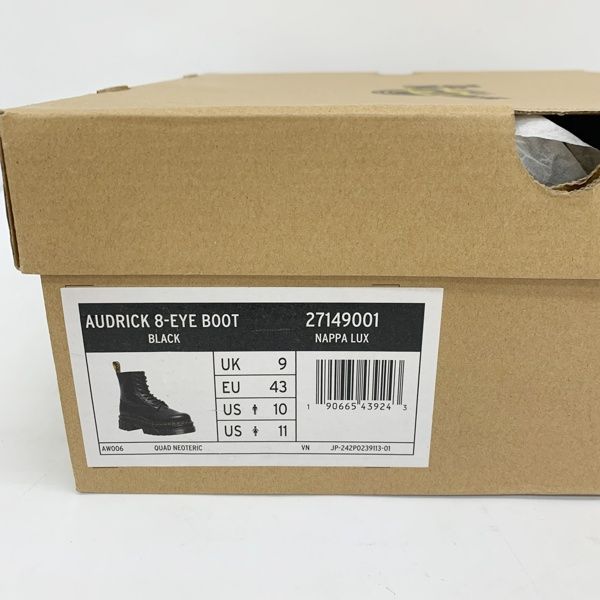 Dr.Martens ドクターマーチン 8ホール ブーツ シューズ AUDRICK 8EYE